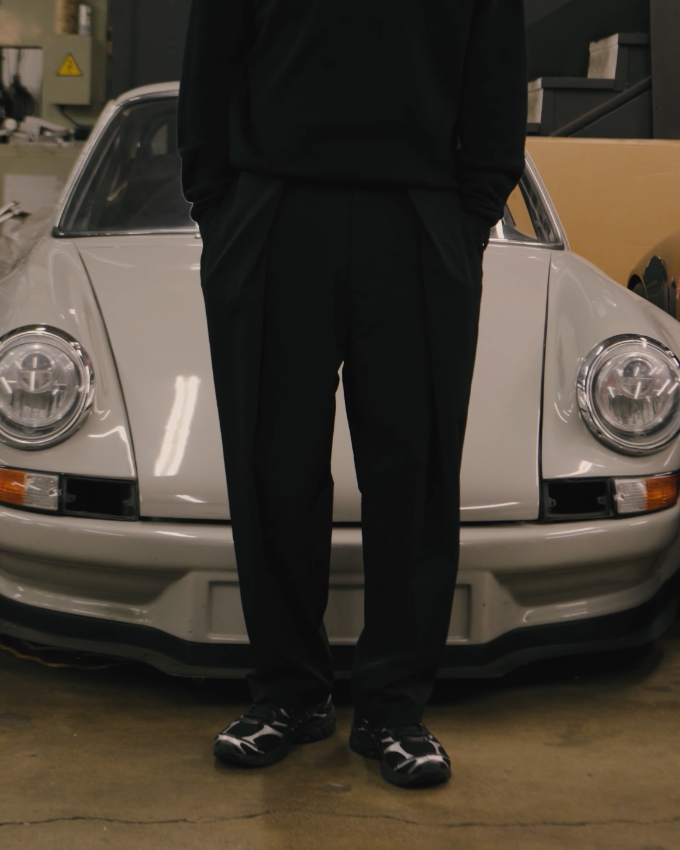 Science Adjustable Pleated Pants