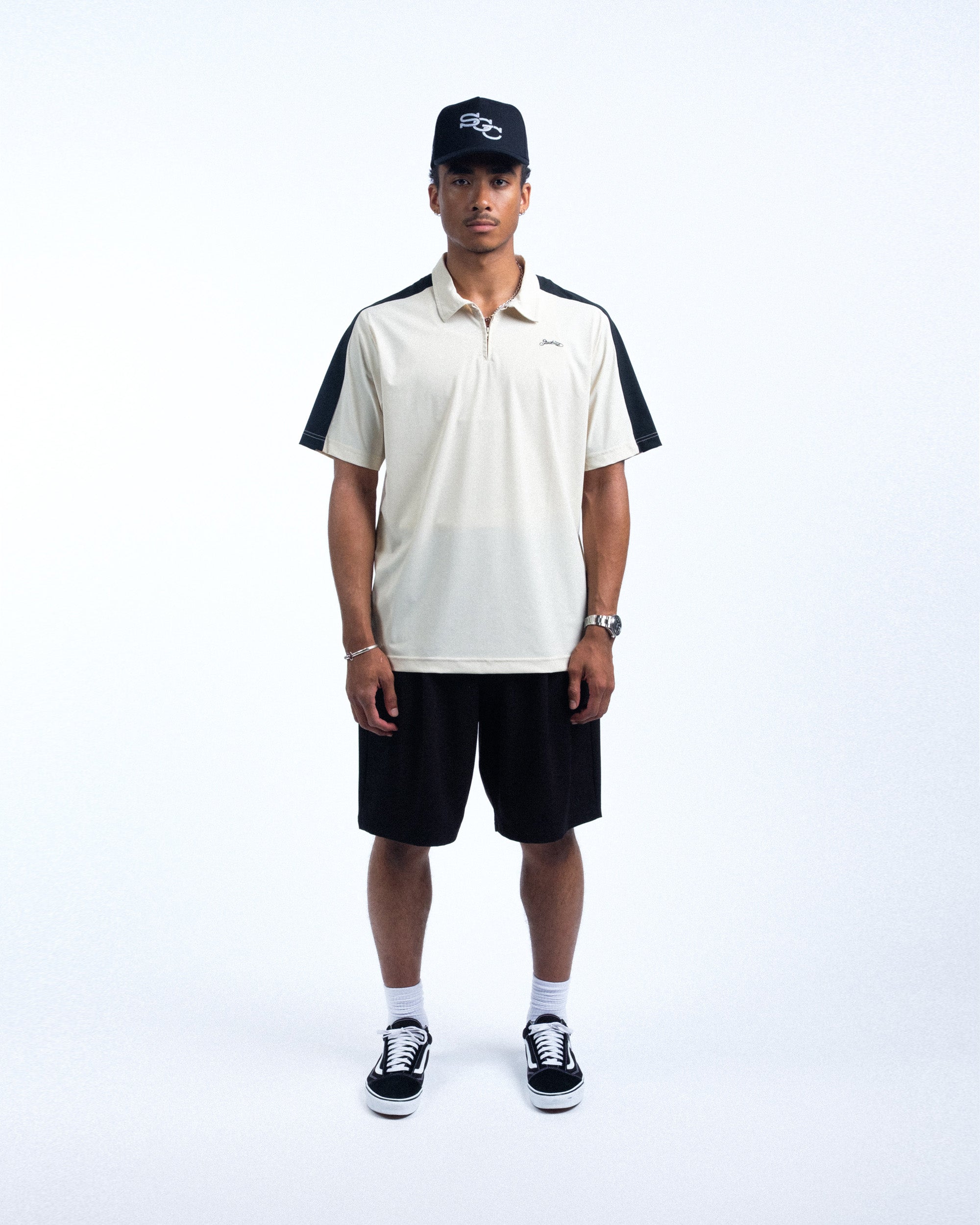 Sheffield S/S Tech Zip Polo