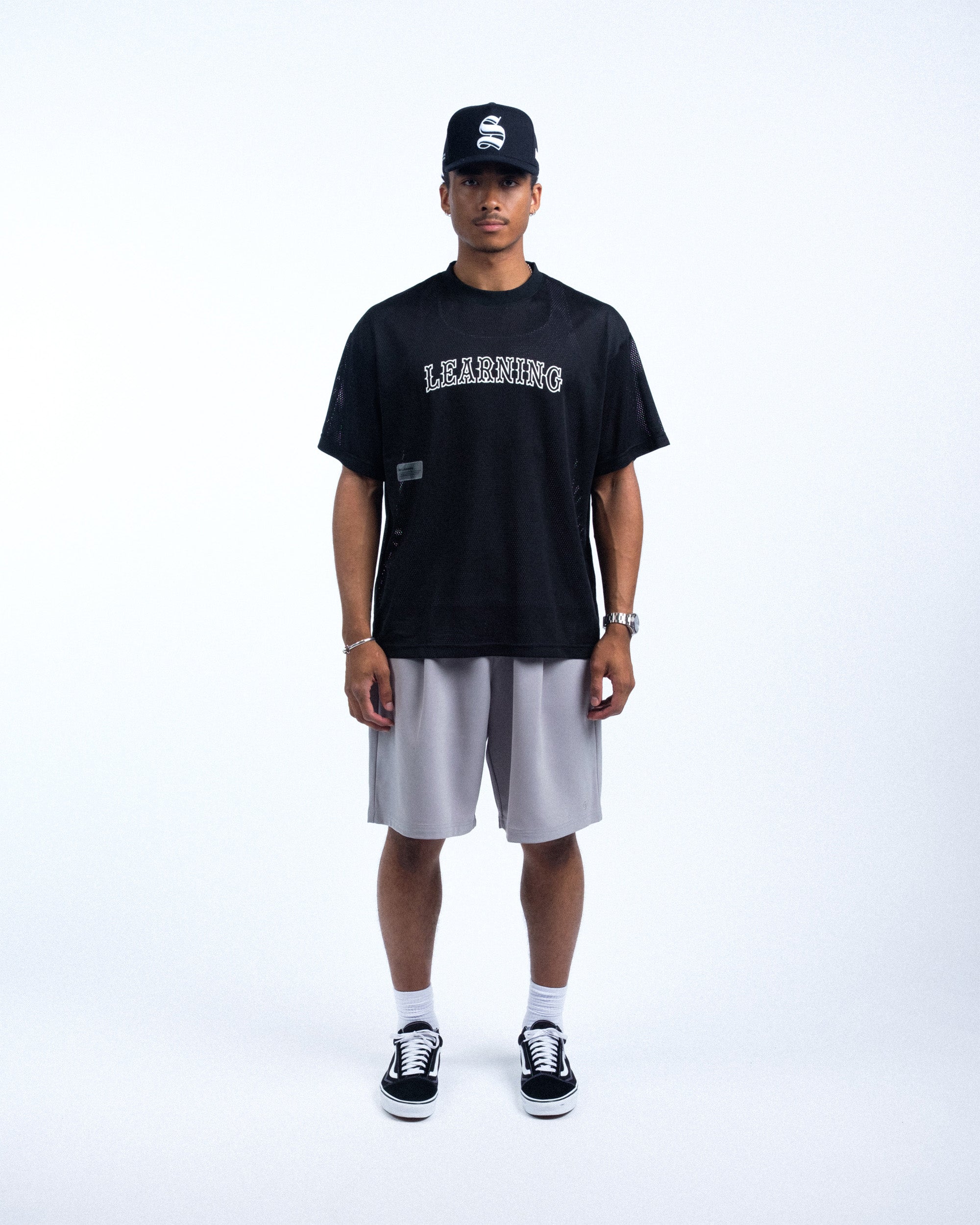 Still Learning S/S Mesh T-shirt