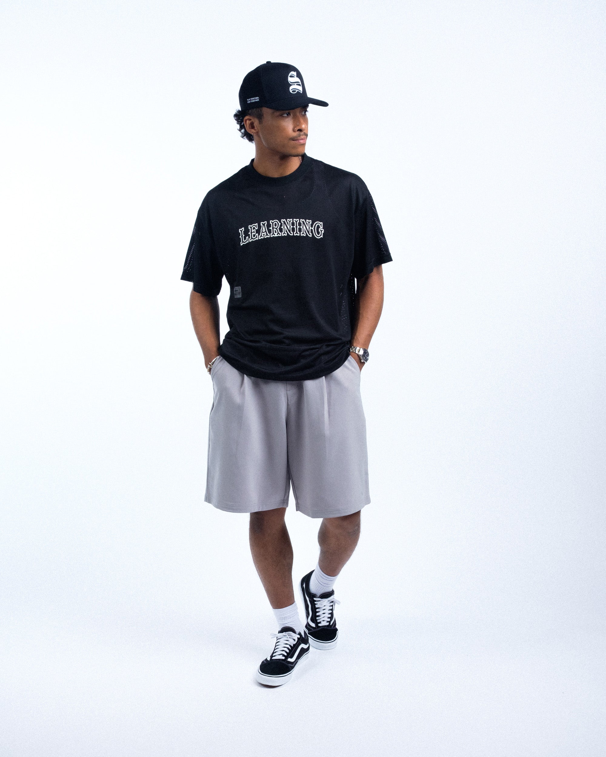 Still Learning S/S Mesh T-shirt